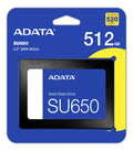DISCO SOLIDO ADATA 512GB SATA ASU650SS-512GT-R